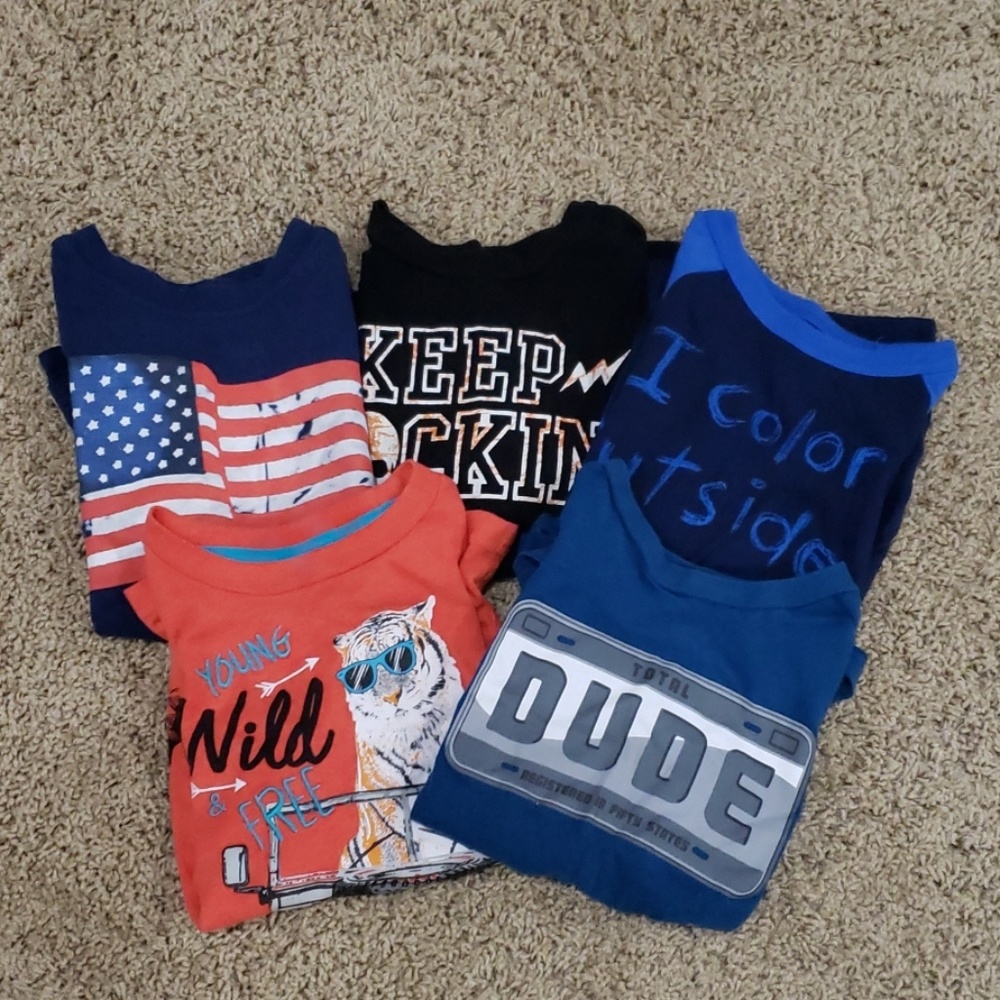 5 Short sleeve shirts